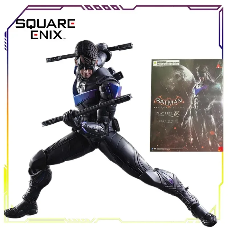 SQUAREENIX Original PLAY ARTS KAI Batman: Arkham Knight Serie Nightwing Figura de Acción Coleccionable Nightwing/Knellen