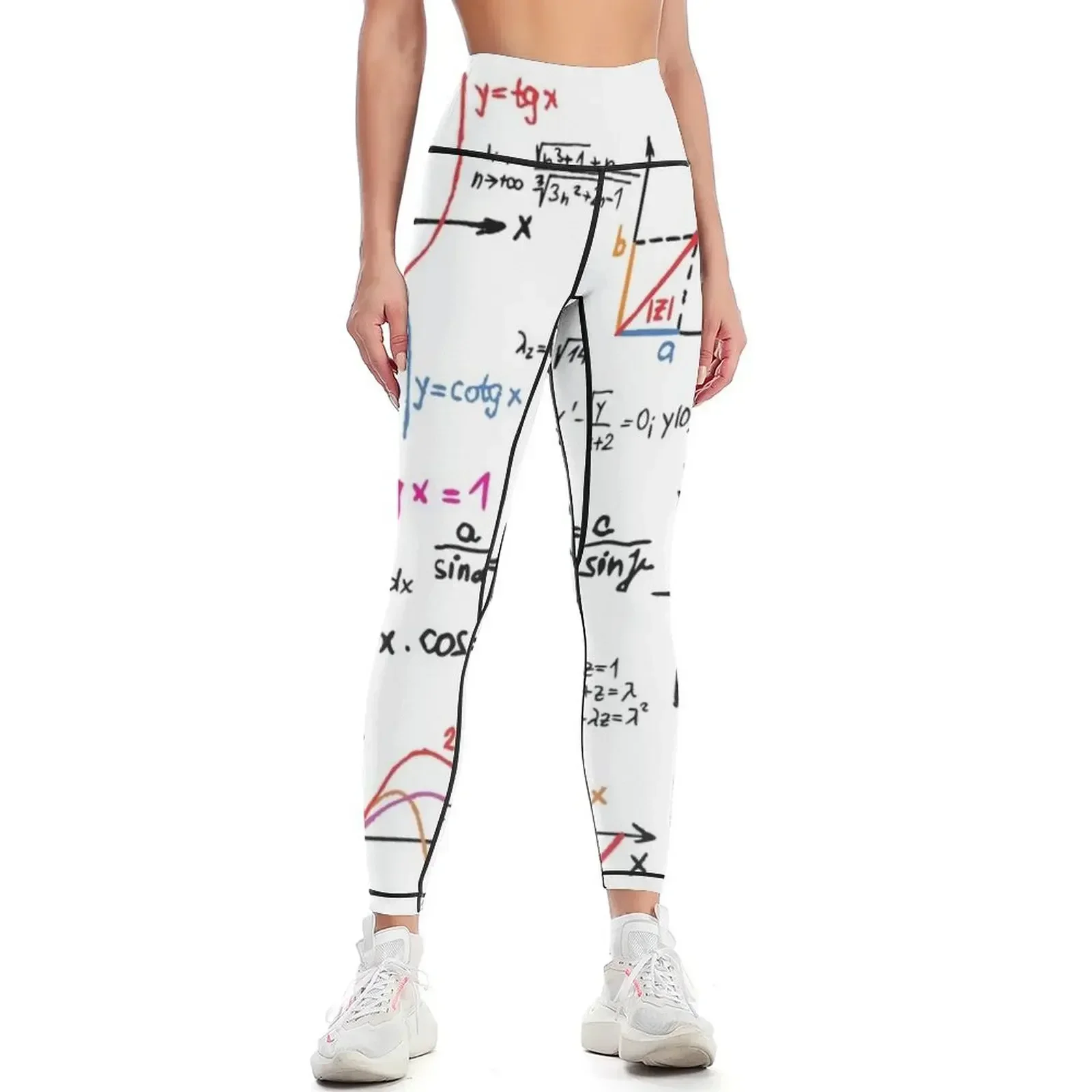 

Mathematics Formulas Numbers Leggings sportswear woman gym 2025 trousers gym's clothing Women's fitness Womens Leggings