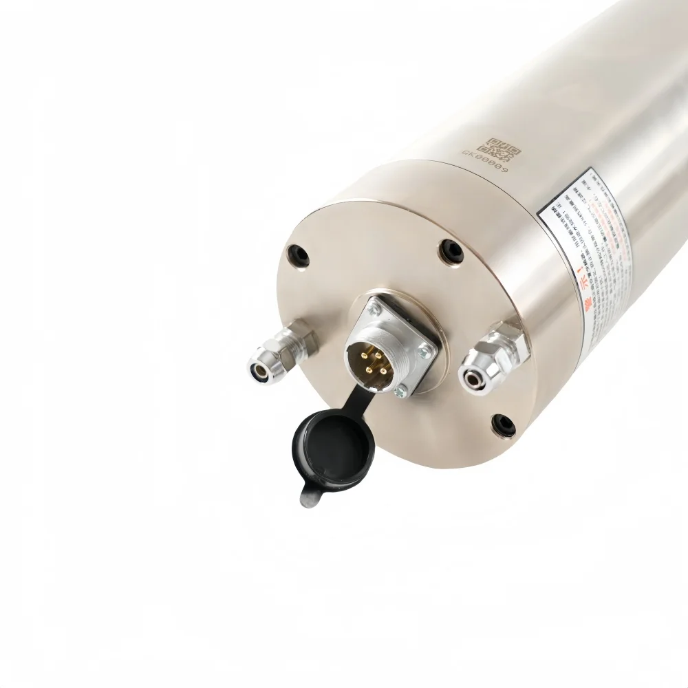 GDK105-9-21Z/2.2-5.5 ER20 120mm 2.2Kw 21000rpm 6A 380V Motor de husillo de potencia permanente refrigerado por agua