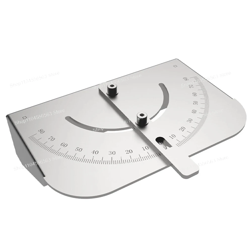 **304 Stainless Steel Sheet Metal Bending Tool with T-Type Angle Push Ruler & Double-Side Positioner**