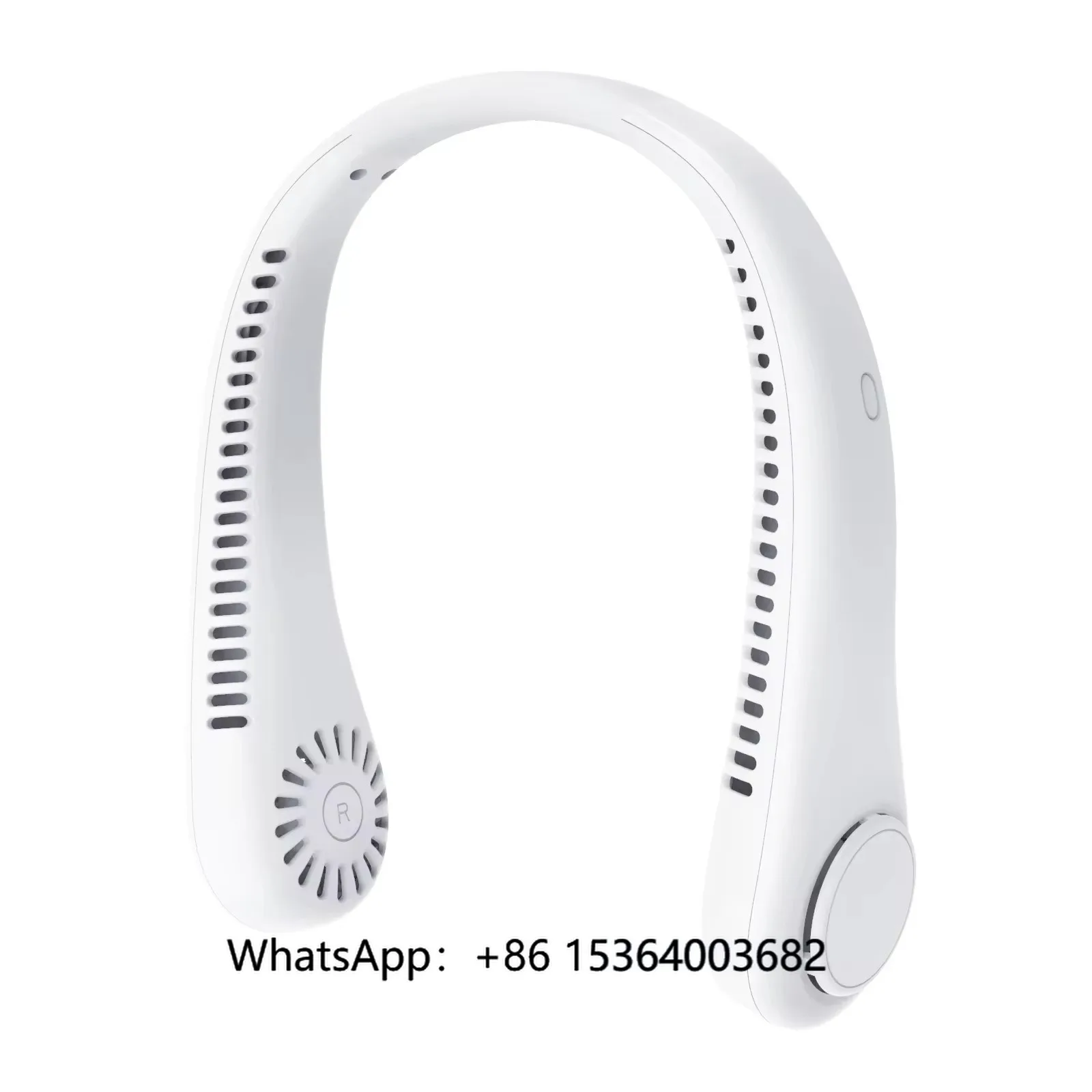 

Шейный вентилятор без лопастей, портативный уличный аккумулятор с громкой связью, 2000 мАч, для использования в мужчин и женщин