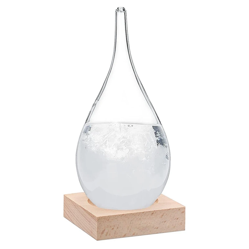 

Акция! Метеостанция Storm Glass, прогноз погоды в форме капли, инструмент для прогнозирования погоды для украшения дома и комнаты