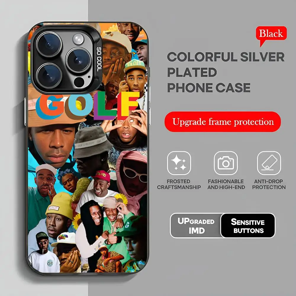 Tyler The Creator Phone Case 2024 IMD Case For IPhone 16 15 Pro XR XS 7 8 Plus SE2024 Shockproof Color Phone Funda Cover