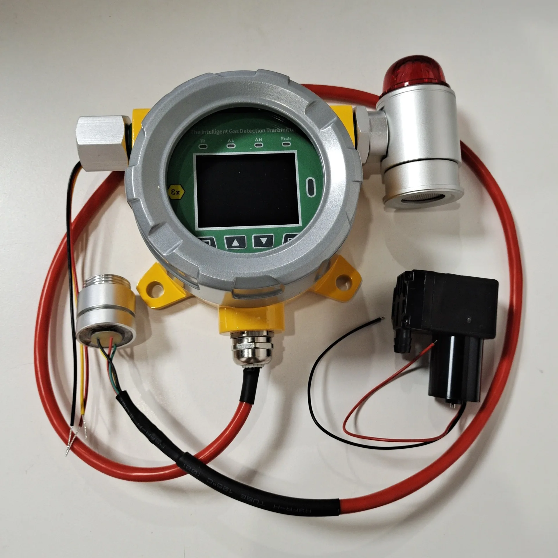 Ziyuan Sells KEERNUO KORNO Fixed High Temperature Combustible Alarm Instrument 0-100% LEL 2L Air Pump