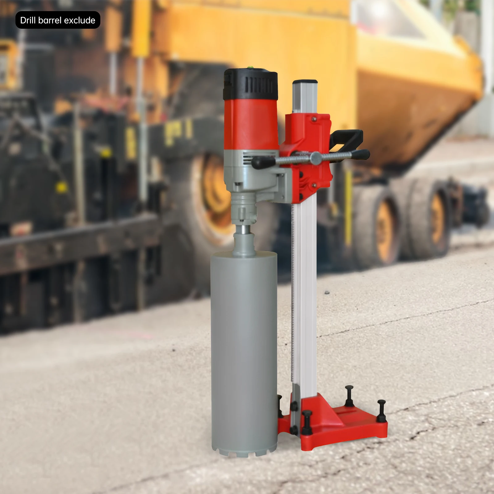 2.3KW Concrete Core Drill Rig Stand Core Drilling Machine Power Tool for Concrete and Cement Max Drilling Diameter 165MM