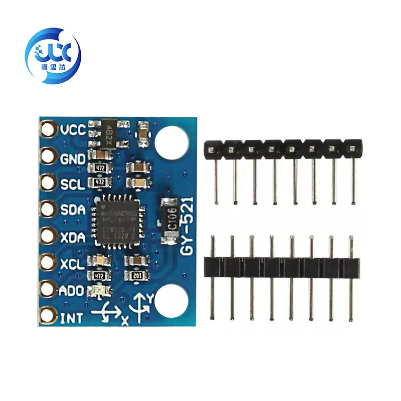 1-5 قطعة/الوحدة وحدة GY-521 MPU-6050 MPU6050 ، الآثار الجيروسكوبيكس التناظرية à 3 محاور + وحدة aceleromtre à 3 محاور