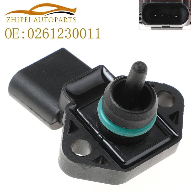 0261230011 MAP Manifold Absolute Pressure Sensor Car 030906051A 030906051 3762010B3 For VW Caddy II Golf III Lupo 1.0 1.4