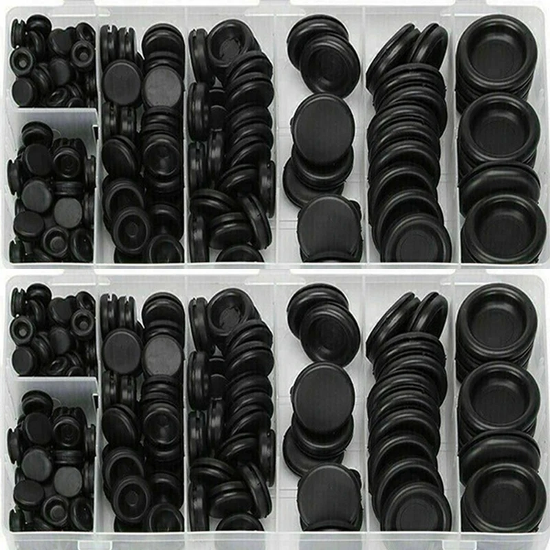 

170/200/400pcs Rubber Grommet Assortment Firewall Hole Electrical Wire Grommet Gasket Kit for Wire Plug and Cable 7-25mm o ring