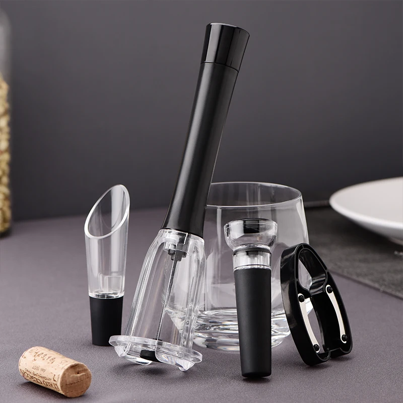 Portable Wine Opener Wine Air Pressure Pump Bottle Corkscrew Opener Tools Bar Accessories for Home Restaurant Party Wine Lovers