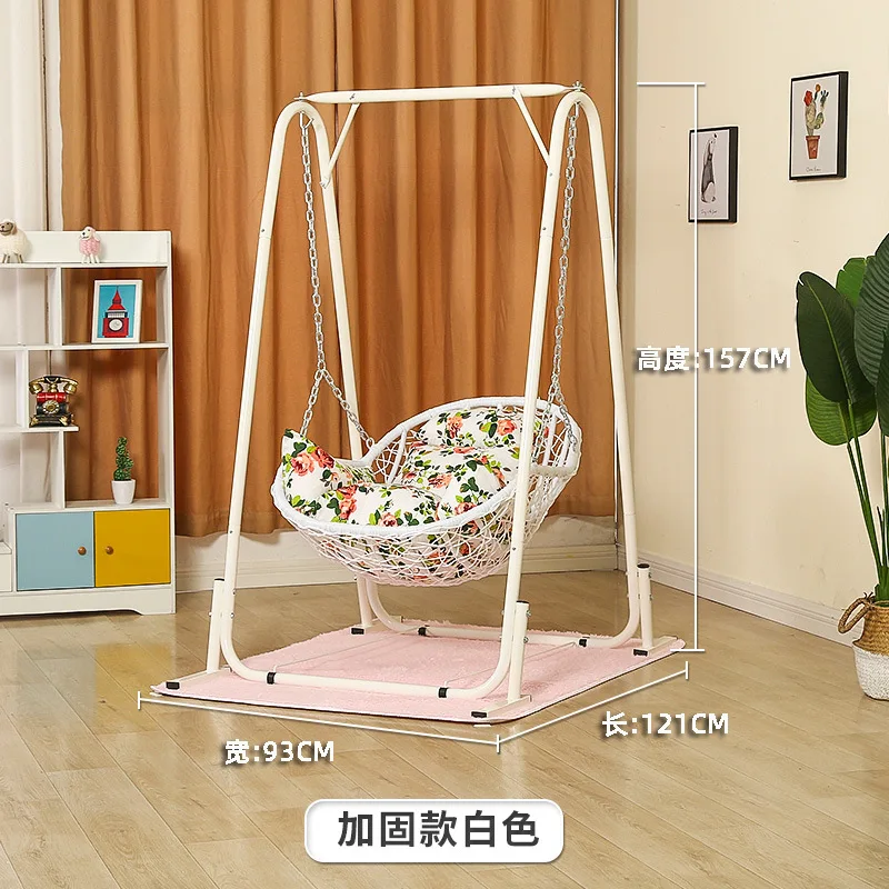 Swing Indoor and Outdoor Rocking Chair Balcony Bird's Nest Cradle Chair Rattan Chair Single Children's Hanging Basket Hanging