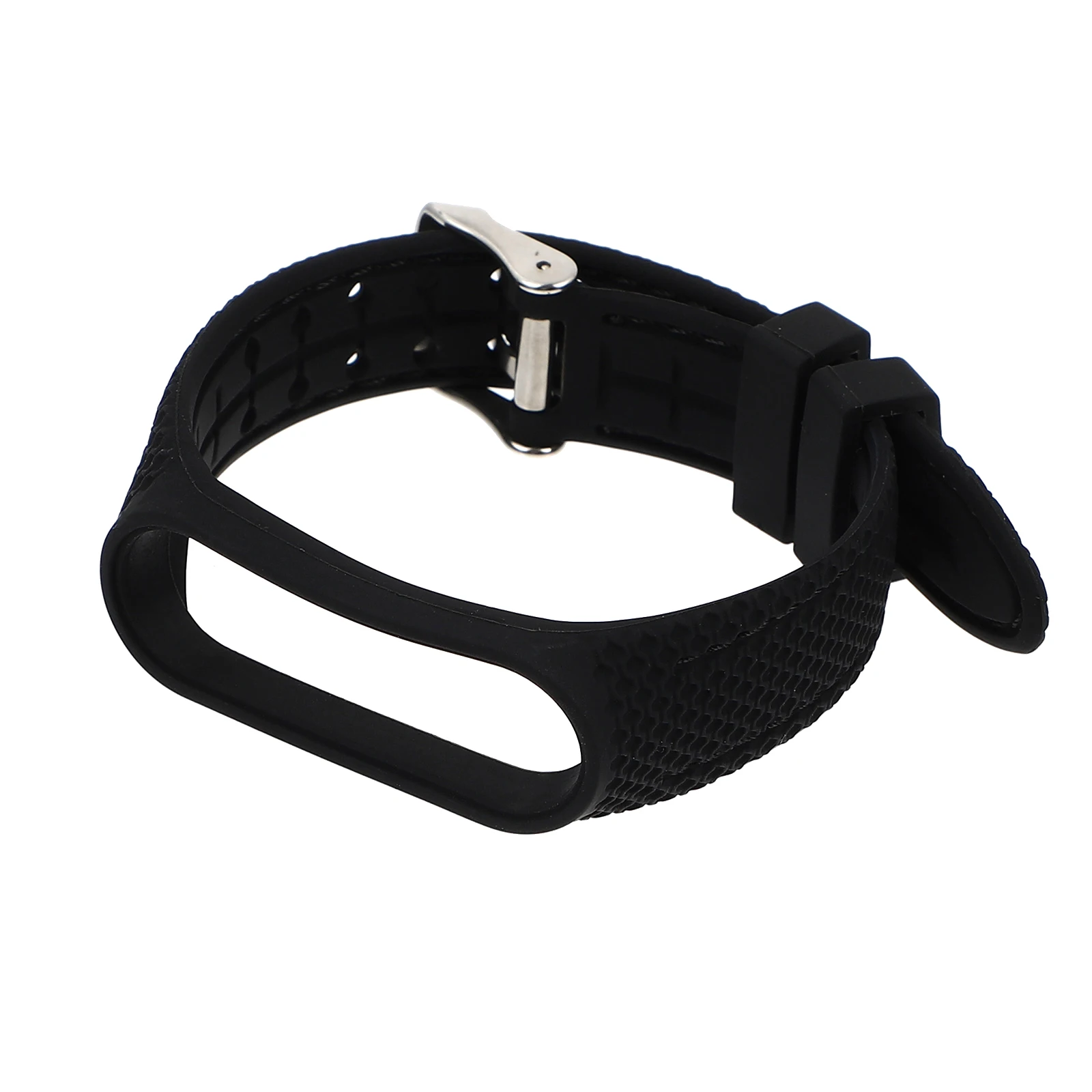 

Replacement Simple Sports Smartwatch Bracelet Strap Adjustable Porous Metal Buckle Honeycomb
