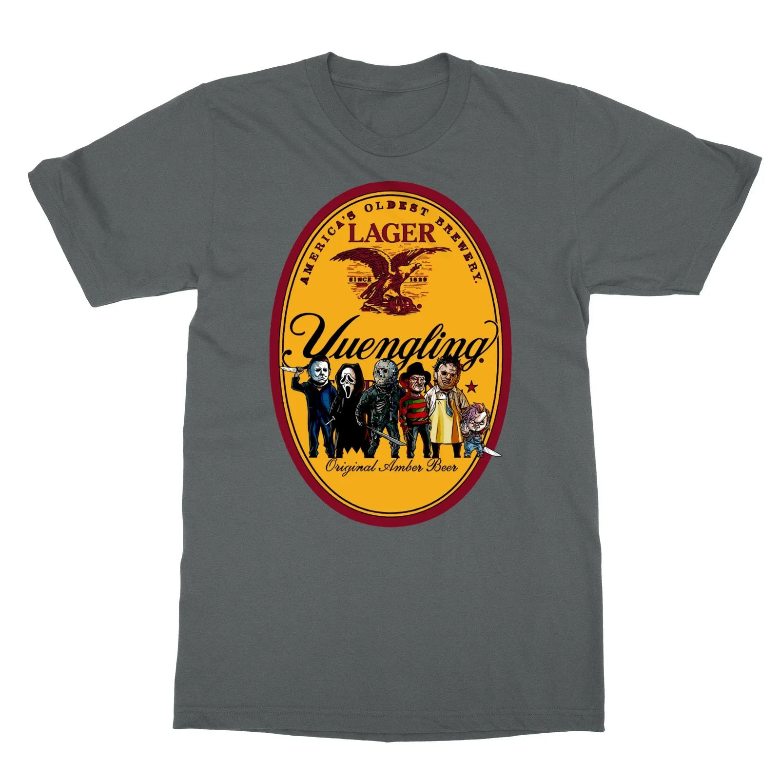 Yuengling Lager Killer Squad Parody Beer Halloween Men''s T-Shirt