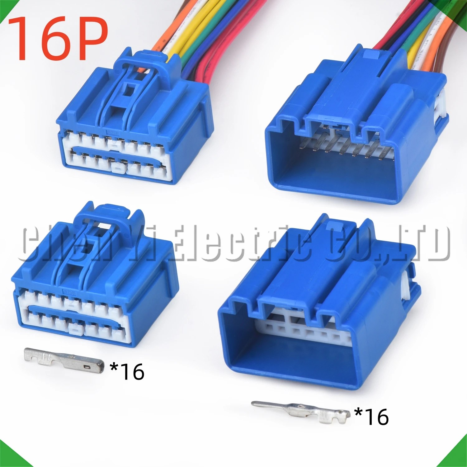 

16 Pin Automotive Connectors Amplifier Wire harness Plug 7283-6456-90 7282-6456-90 68250125AF For Land Rover Ford