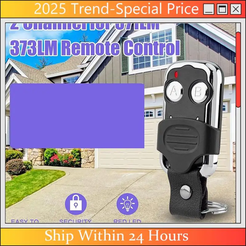 

CHYY Top Compatible With Liftmaster 371LM 373LM Purple Learn Button Garage Door Opener Remote 315Mhz Security+ Craftsman
