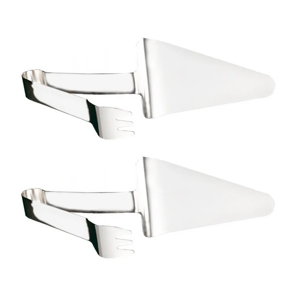 

2pcs Pizza Spatula Stainless Steel Heat Insulation Safe Use Home Hotel Restaurant Pizzeria Bakery Shovel Cake Pie