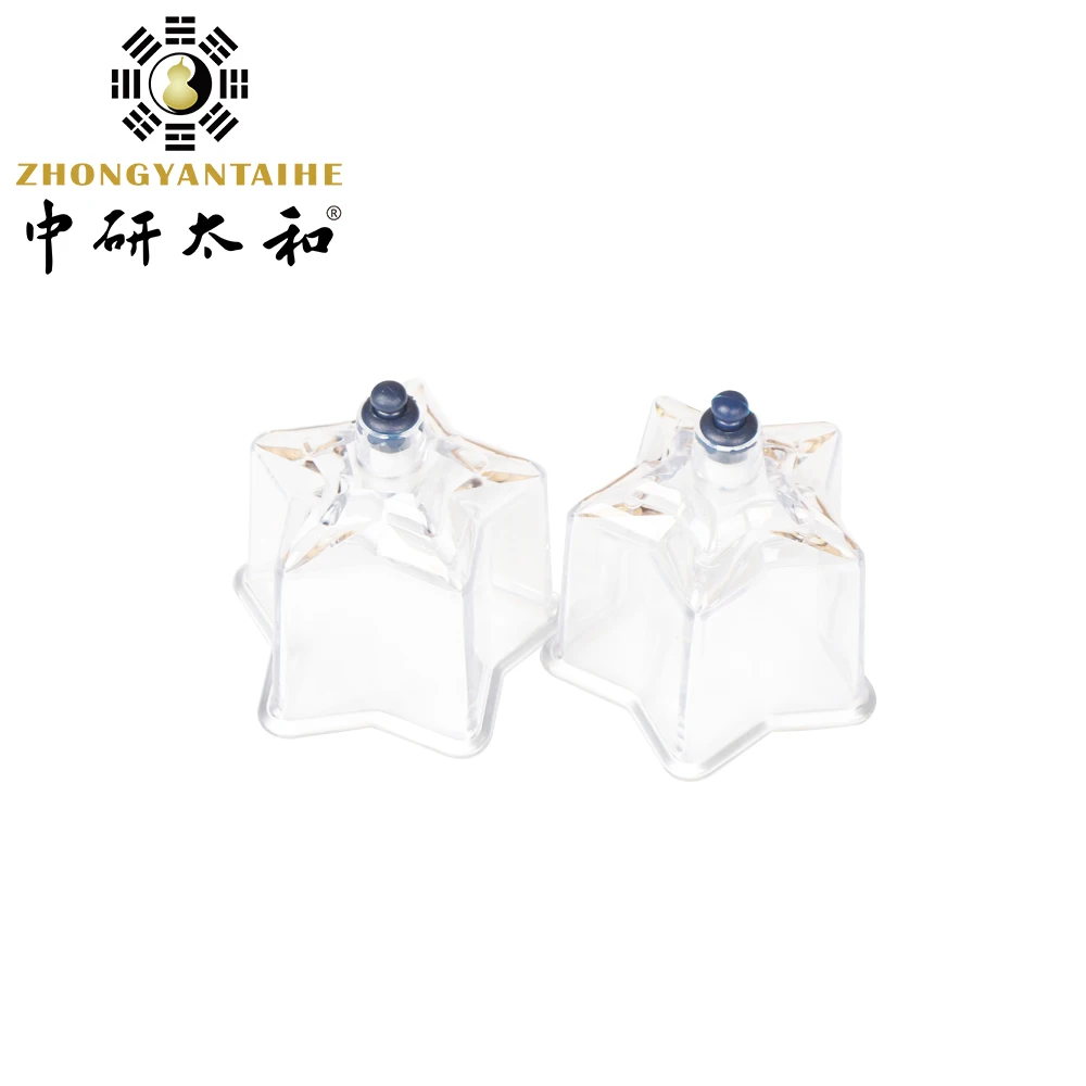 Big Size Five-pointed Star Cupping Plastic Vacuum Cupping Beauty Massager Star Shaped Cupping Single Suction Cups Jar Hijama Cup