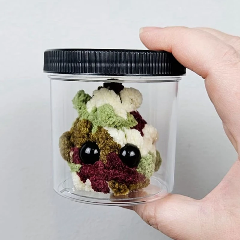 Adopt A Weed Nugget Plushie In A Jar Handmade Plush Stuffed Toys,Little Weed Nugget Plushie Durable Easy To Use