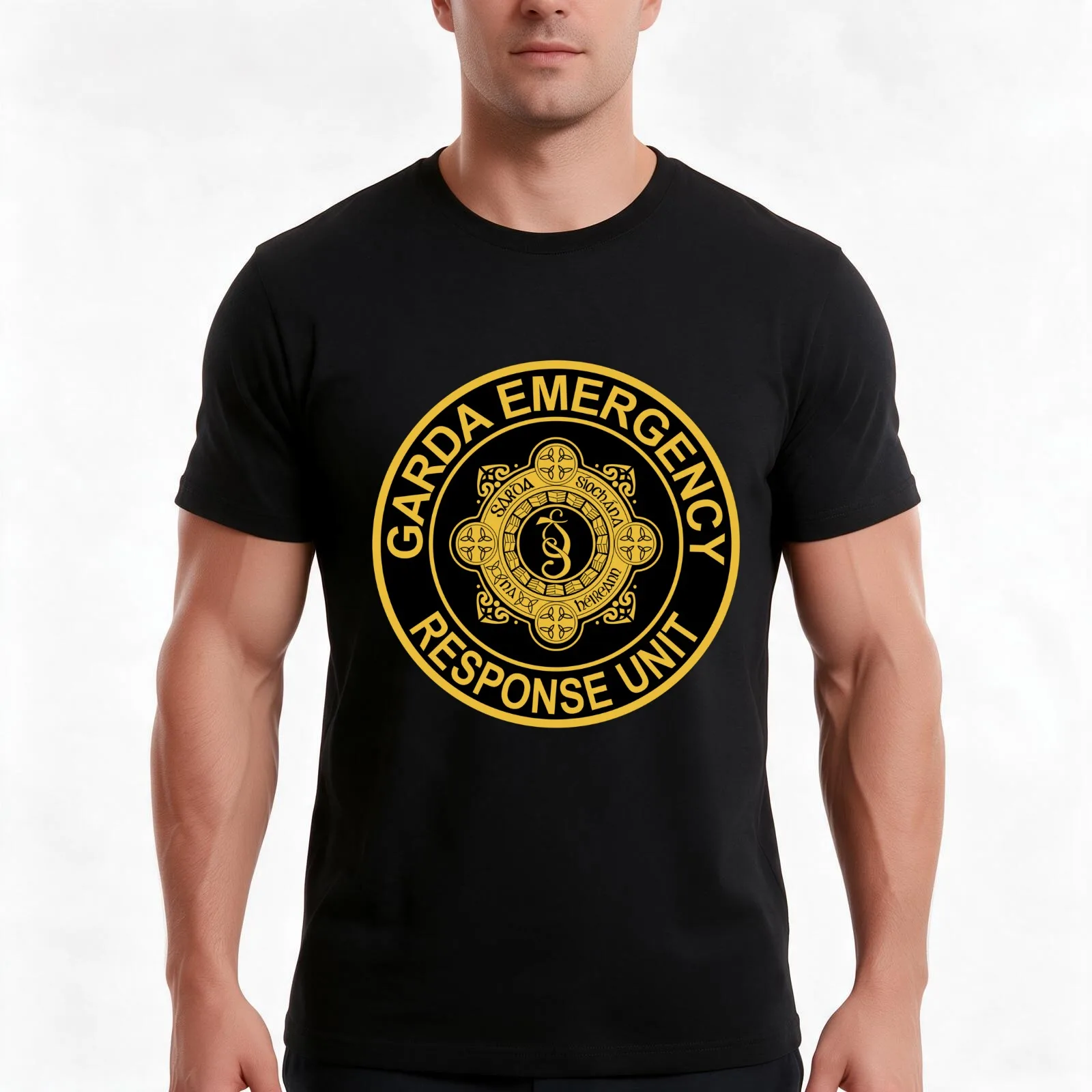 Garda Emergency Response Unit - Aonad Práinnfhreagartha (Ireland) T-Shirt, Summer Casual Cotton Tee, Oversized Streetwear Tops