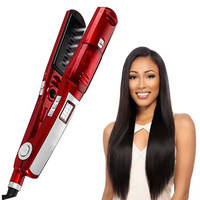 Profesional Strong Flat Iron Steam Salon Infrared Flat Iron Hair Straightener Wet Hair Straightener Flat Iron