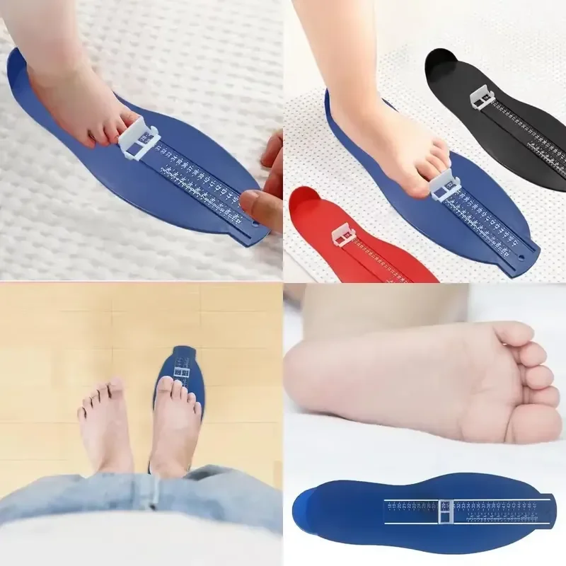 2026 Latest Adult and Kids Foot Measuring Gauge Shoe Size Ruler Tool for Accurate Foot Length Width Measurement Portable