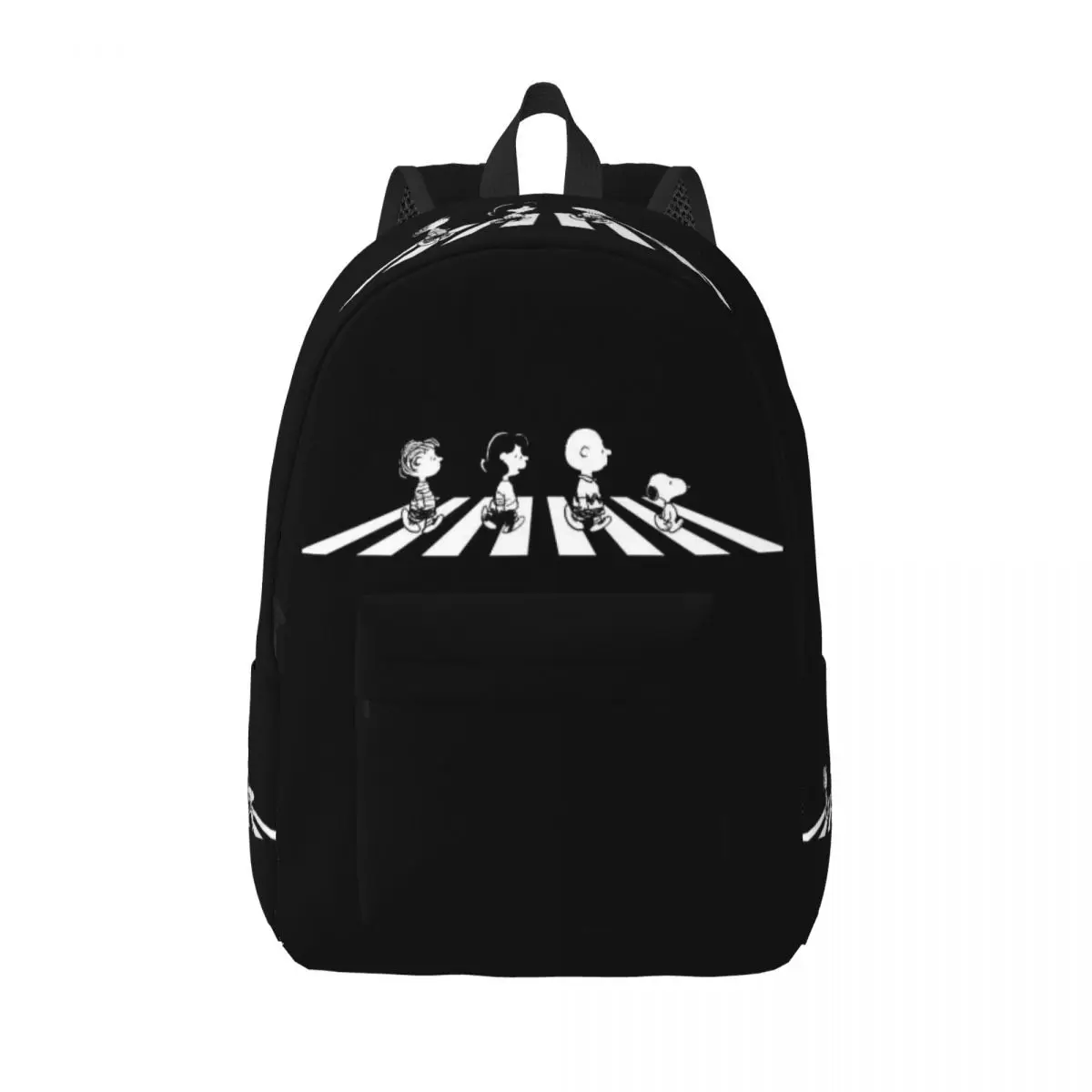 

Custom Rock Tees Group Walk Snoopys Laptop Backpack Women Men Fashion Bookbag for College School Student Dog Bags