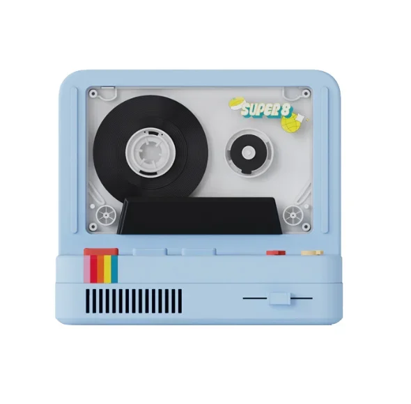 Ретро ленточный аппарат, беспроводной Bluetooth-динамик, многофункциональный ностальгический ритм-сабвуфер, красочная лампа, аромат, маленький динамик