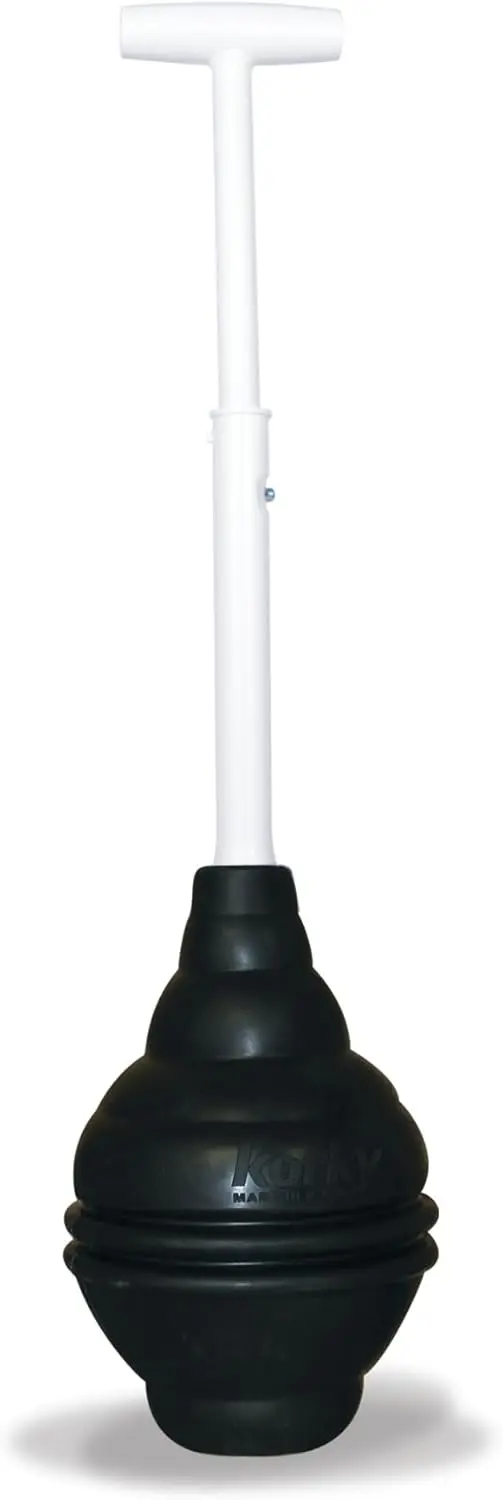 

Heavy Duty Toilet Plunger Seals All Bowl Shapes for Powerful Clog Removal - Beehive Design