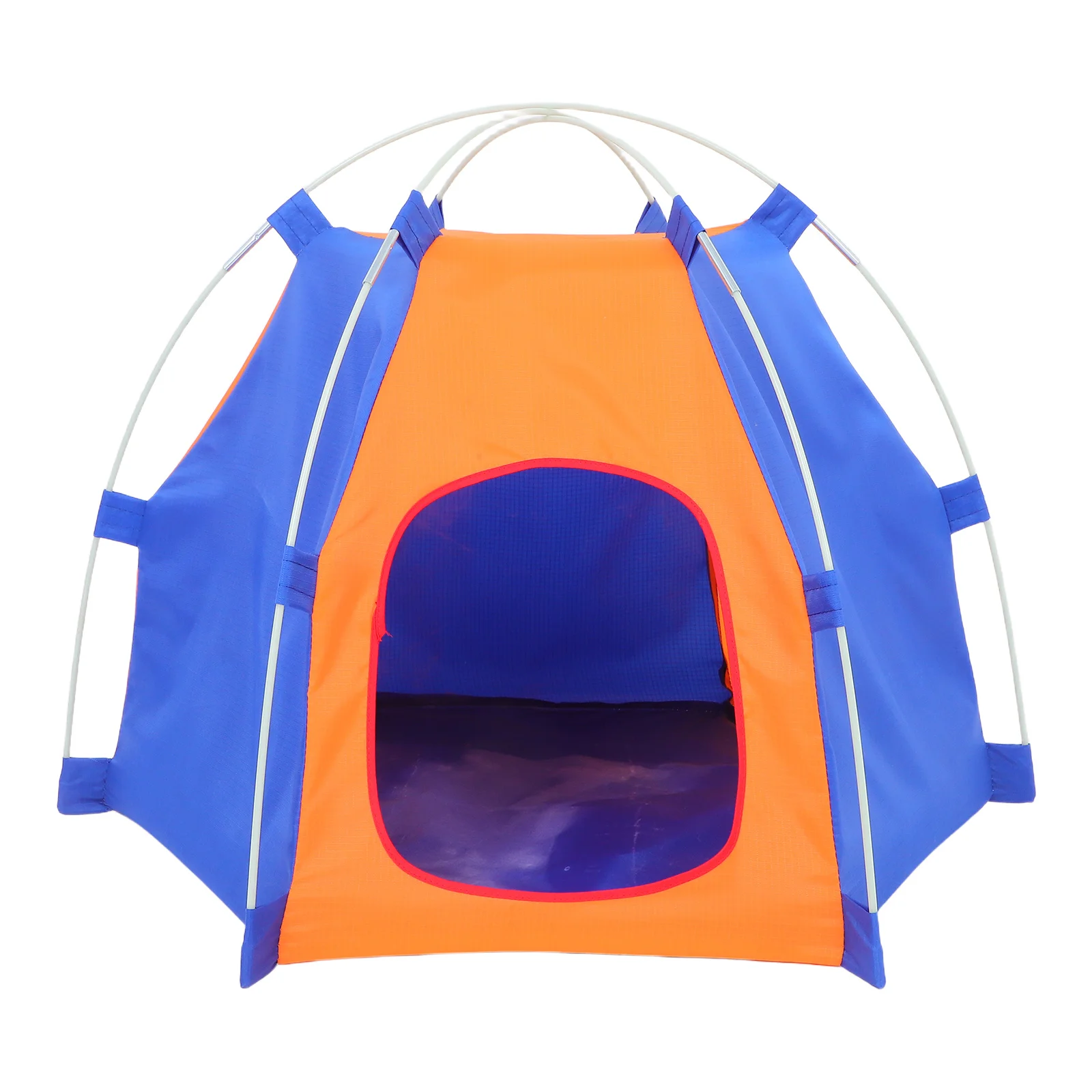 

Waterproof Pet Tent Outdoor Detachable Hexagon for Small Dogs Cats Portable Shelter Weather Resistant Mini Enclosure