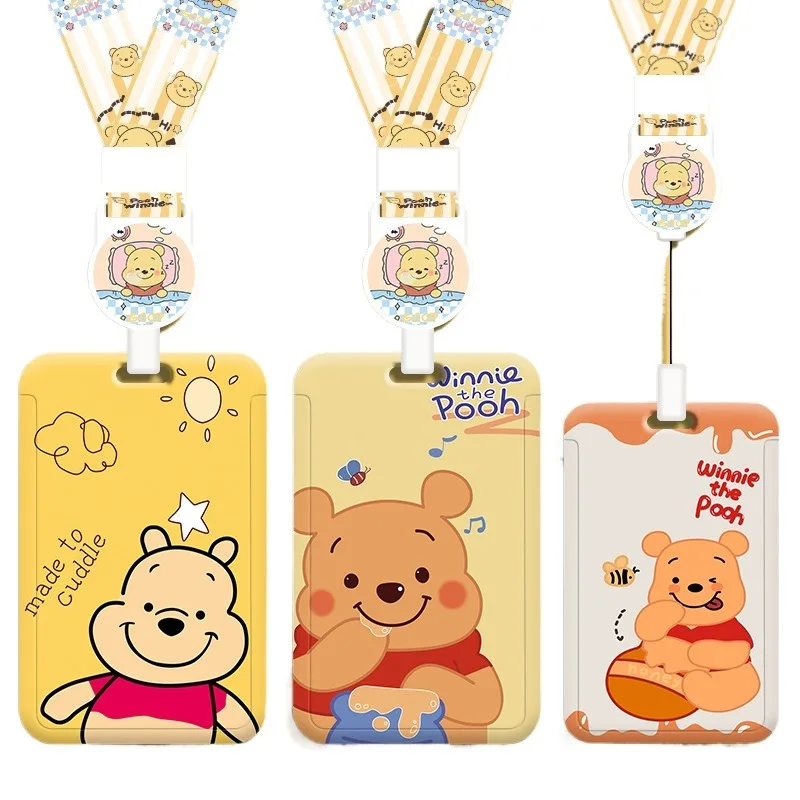 

Disney Retractable Badge Holder Lanyard for Students Employees Cartoon Style Bus Subway Access Control Campus Work ID Card
