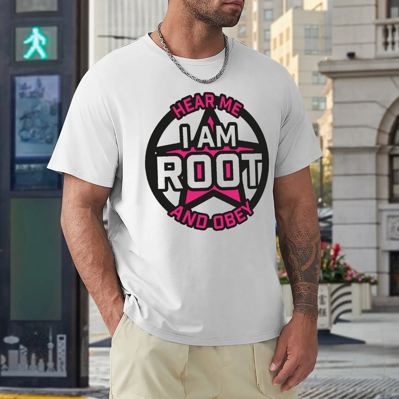 I Am Root for Sale Crewneck T-shirt Sport Top Tee Top Quality Graphic Travel Eur Size