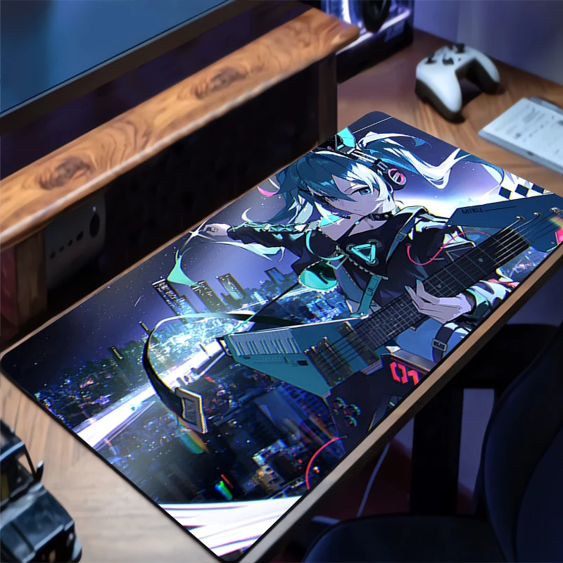 마우스 패드 고무 마우스 패드 게임용 H-hatsune - Pc Gaming Hatsune Miku 리뷰 및 가격