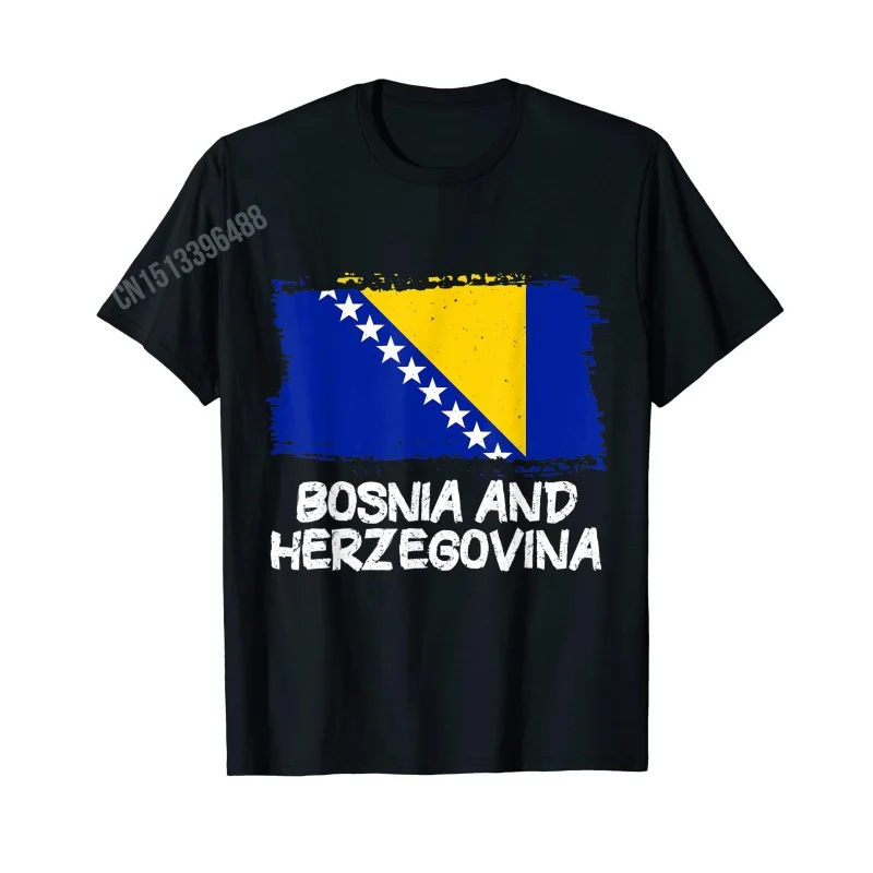 Men Women T Shirt More Design Bosnia & Herzegovina Flag Bosnian Power Battery  T-shirts Hip Hop Tops 100% Cotton  Tees