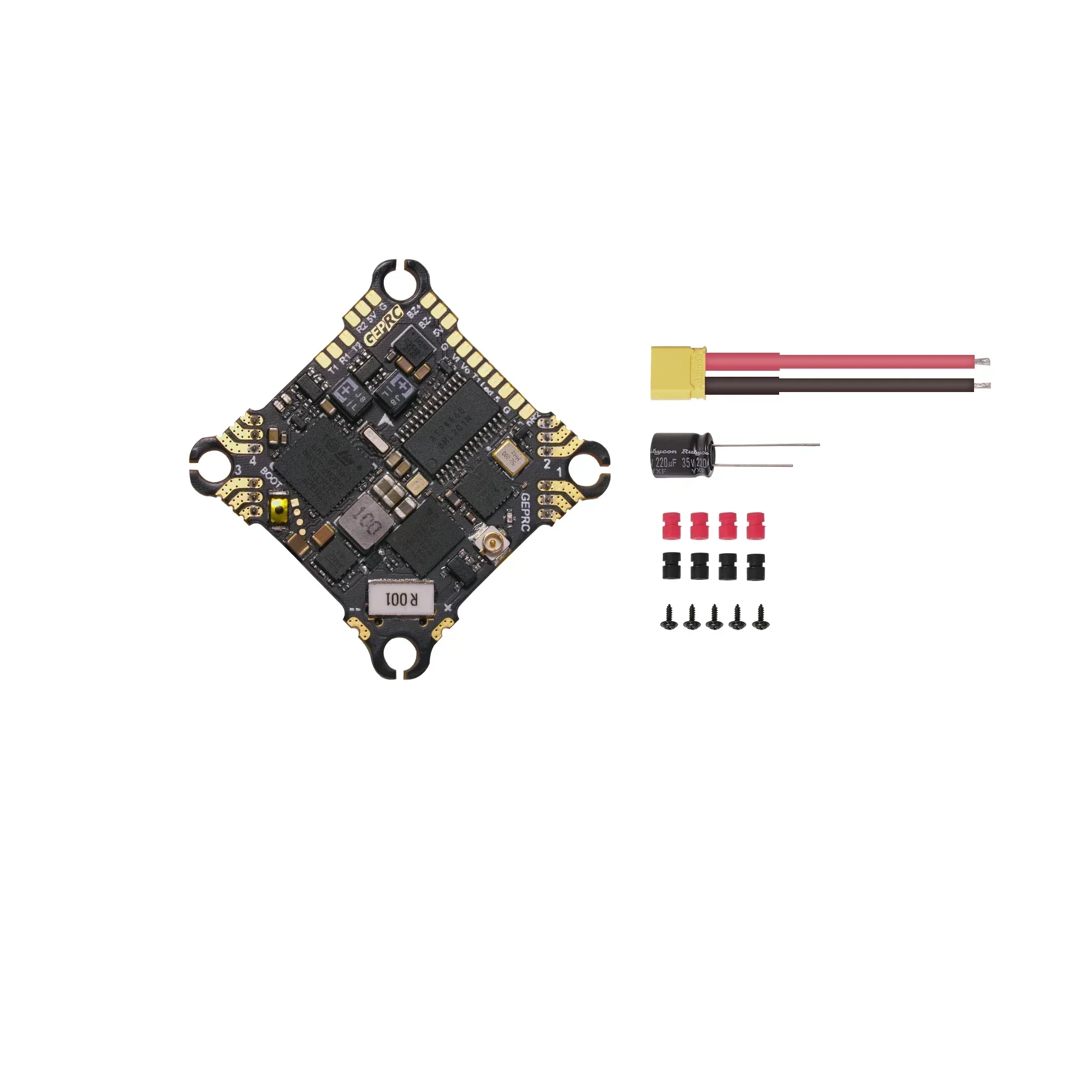 

GEPRC TAKER F411 12A AIO Built-in ELRS Receiver 2-4S LIPO 25.5X25.5mm