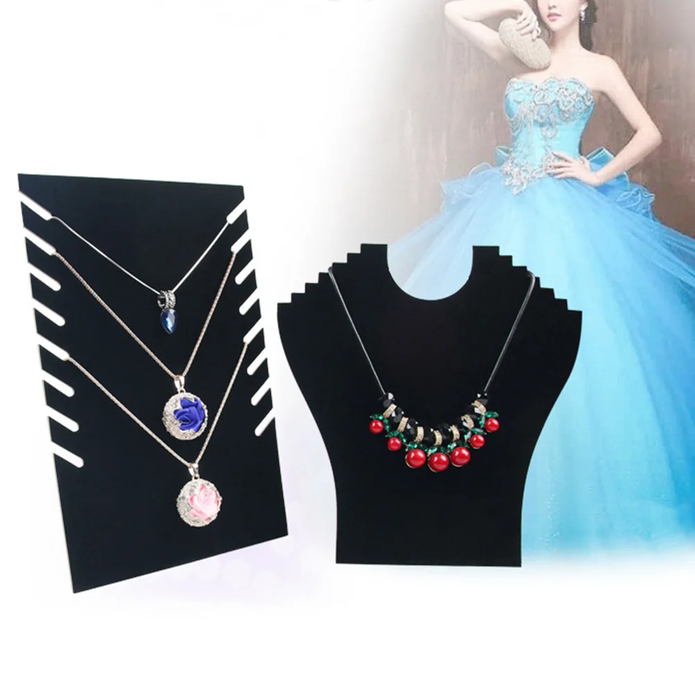 Tablero de exhibición de joyería, organizador de collares y pulseras, estante colgante, prevención de daños de tacto suave (B-03), tablero de exhibición