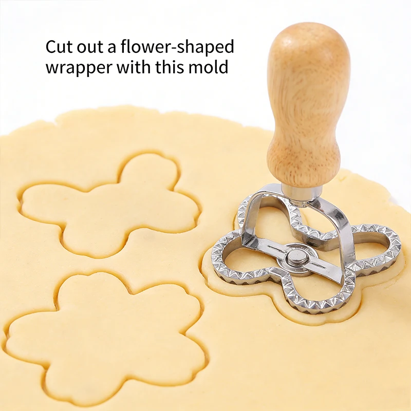 Stainless Steel Cookies Cutter Set Pasta Press Kitchen Attachment Kit Ravioli Maker Mold Tool Ravioli Stamp Set Pastry Wheel Set