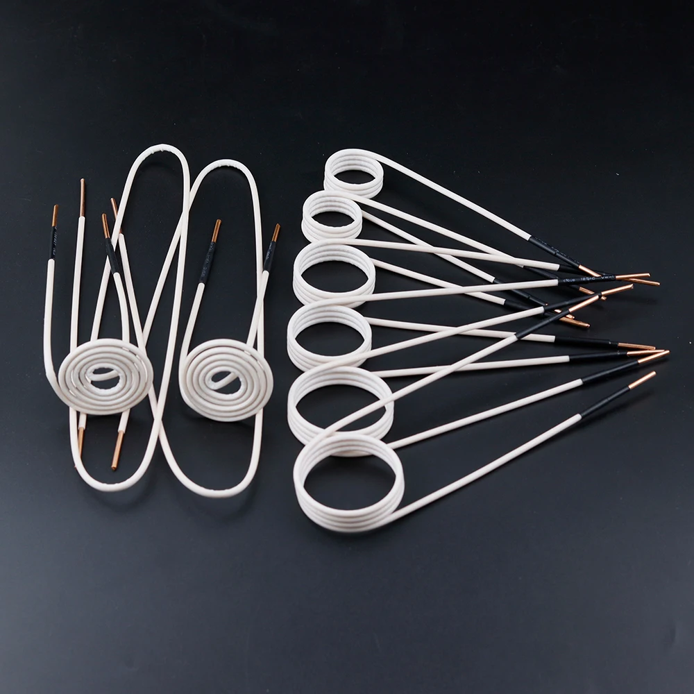 Imagem -05 - Mini Aquecedor por Indução Magnética Kit Acessórios Calor sem Chama Bobinas de Indução Faça Você Mesmo Bobina Ductor Pcs 10 Pcs