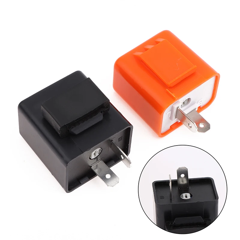 

2 Pins Motorcycle Flasher Relay 12V Adjustable Frequency of Turning Signal Blinker Indicator For Motorbike Light Acessories