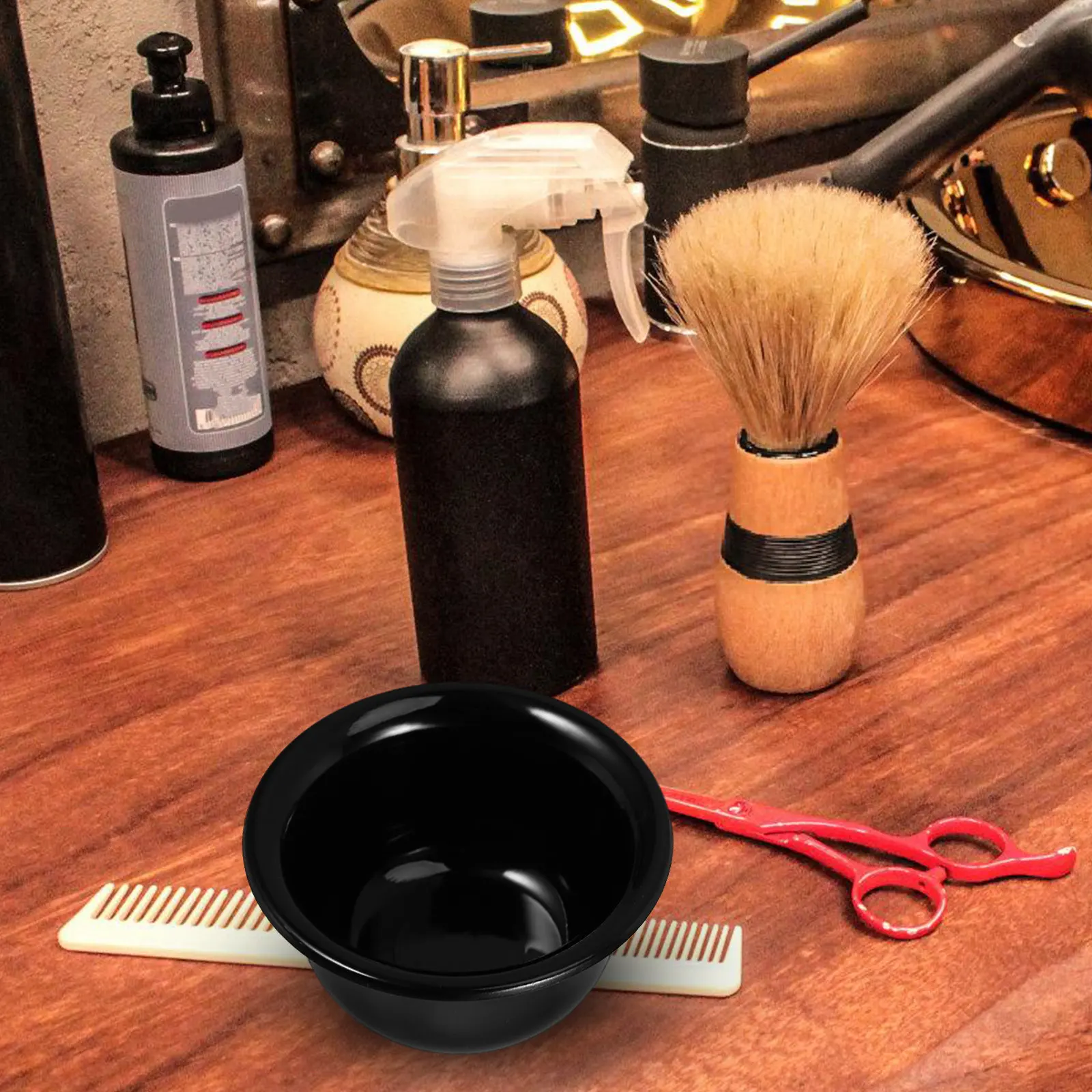 

Мужская пластиковая чаша для бритья: многоразовая, легкая, для обильной пены, удобная для путешествий, кружка для бритья для мужчин