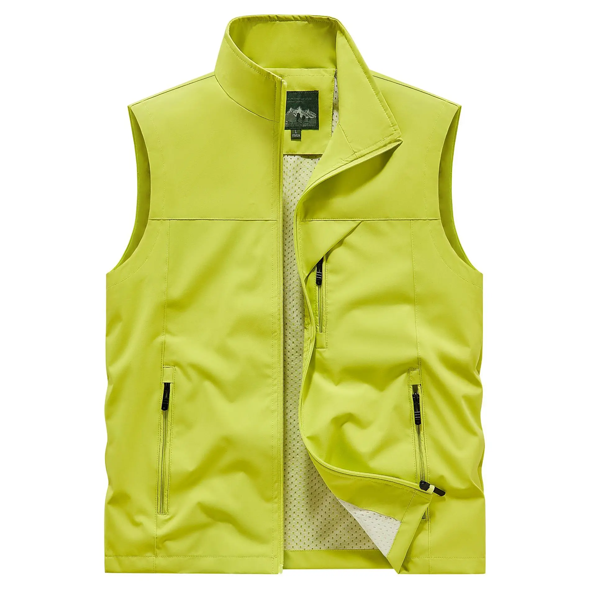 New Fashion Men Mesh Thin Waistcoats Outdoor Minimalist Sleeveless Jackets Men Waterproof Breathable Quick-drying Vests Coats 6X