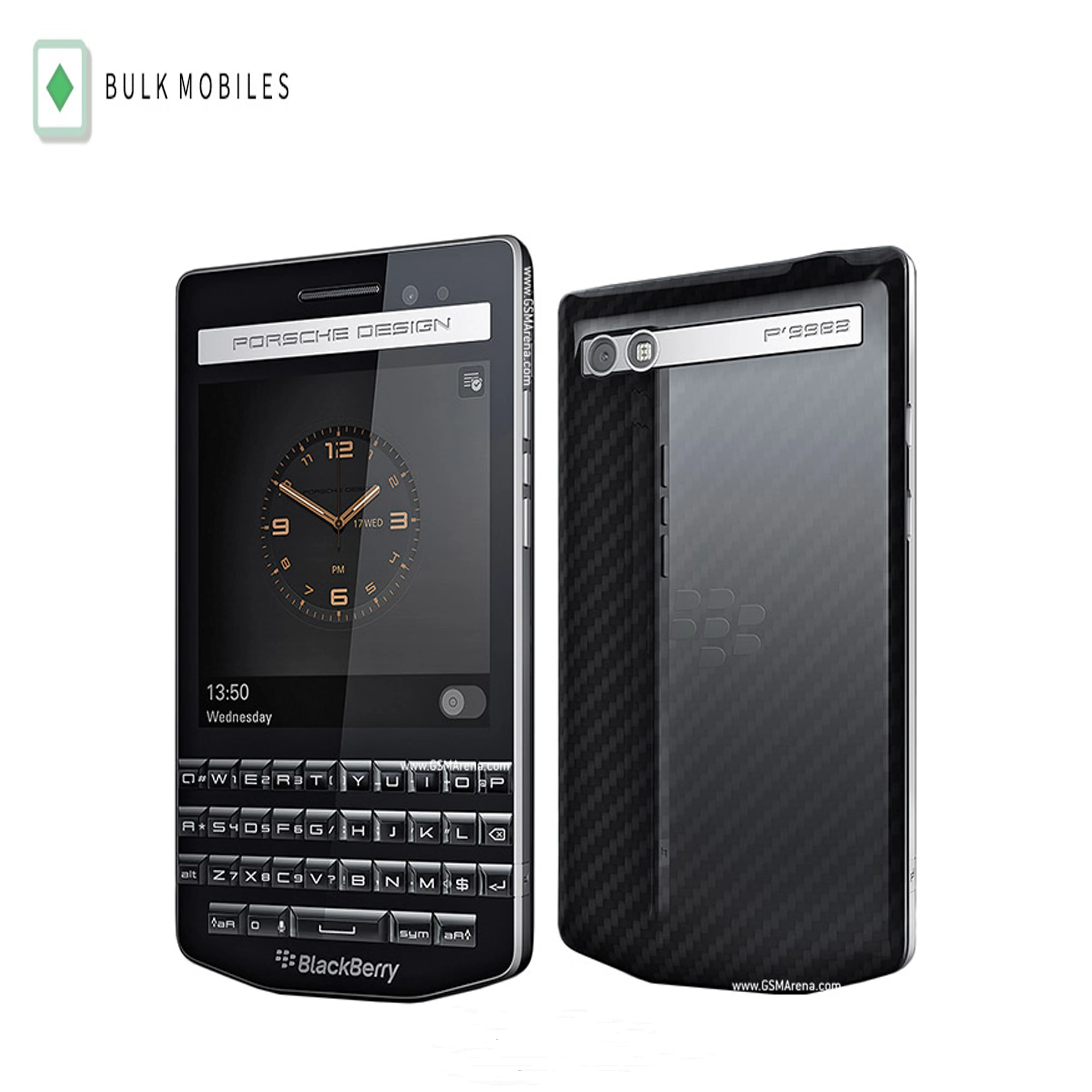 Brand New Original For BlackBerry Porsche Design P'9983 4G LTE Mobile Phone 3.1'' 2GB RAM 64GB ROM BlackBerryOS Cell Phone