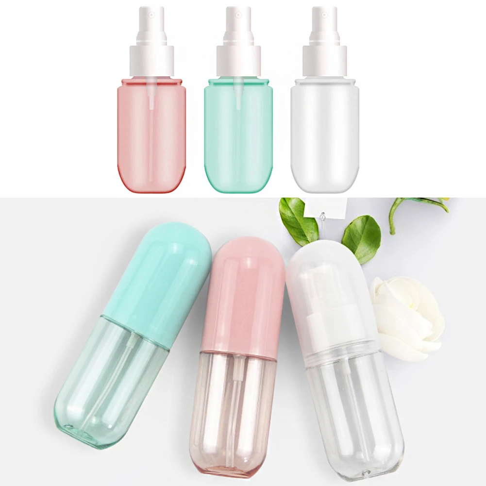 Travel Empty Spray Bottle Plastic Atomizer Refillable Perfume Bottle Small Empty Bottle Makeup Containers Capsule Bottle