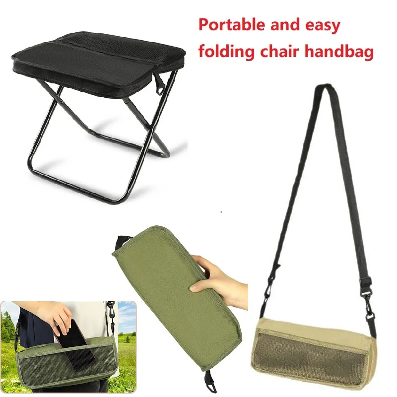 

의자 Складной табурет-рюкзак Портативный складной табурет с сумкой для переноски Легкий мини-стул для удобной переноски на открытом воздухе для путешествий и путешествий