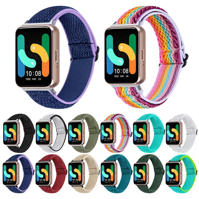 Strap For Samsung Galaxy Fit 3 Watch Bracelet Replacement Sport Elastic Nylon Watchband For Samsung Galaxy Fit3 Band Accessorie