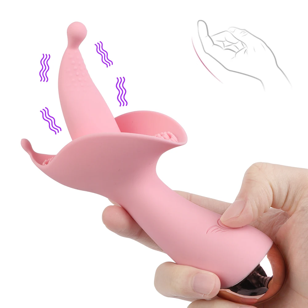 

9 Mode Nipple Clitoris Stimulator Tongue Licking Vibrator Clit Tickler Fast Orgasm Vaginal G Spot Anal Massage Sex Toy For Women