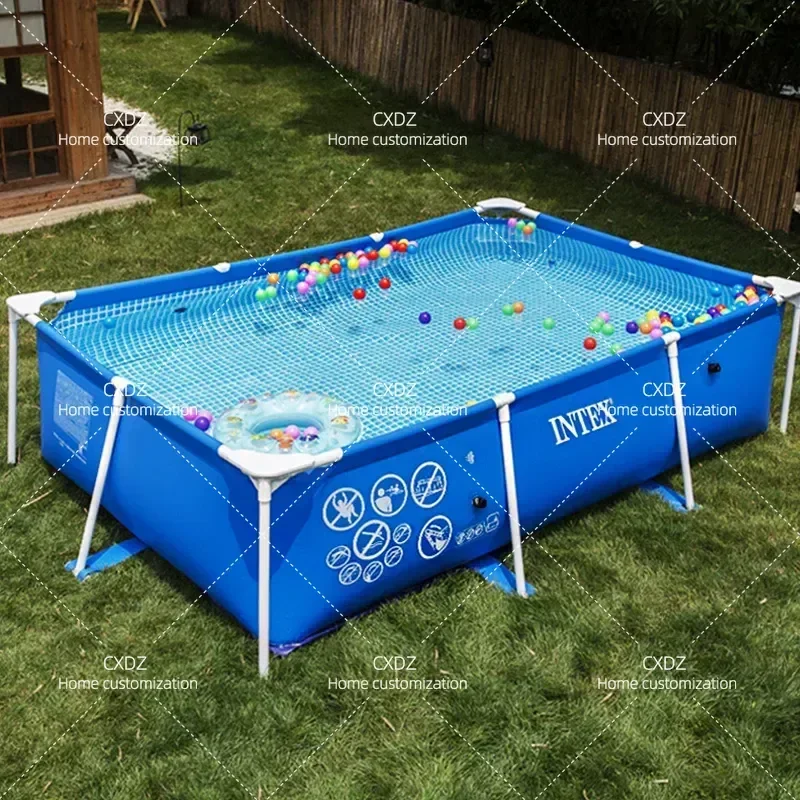 Outdoor Large Swimming Pool Household Adult Stand Pool Villa Child Folding Paddling Pool