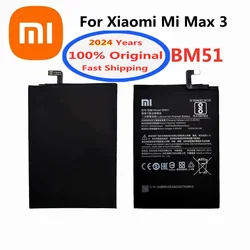 2024 years Xiao mi Original Battery BM51 For Xiaomi Mi Max 3 Max3 MiMax3 5500mAh Mobile Phone Battery In Stock Deliver Fast