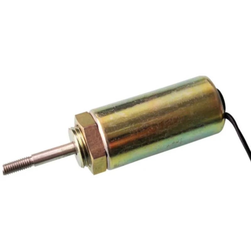 1PC round solenoid, tubular push-pull type can be suspended for installation HIT-2551S-24D20 ejector rod with thread