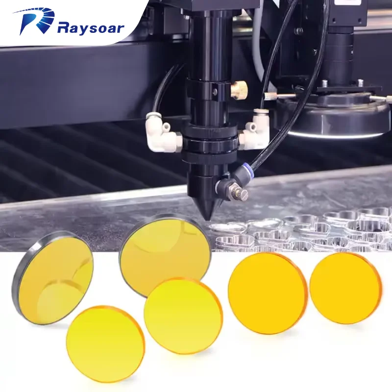 Raysoar CO2 Cutting Machine Focusing Mirror lens 1.5"DIA/5.0"FL/.236"ET for Bystronic 4-00187 4-00186