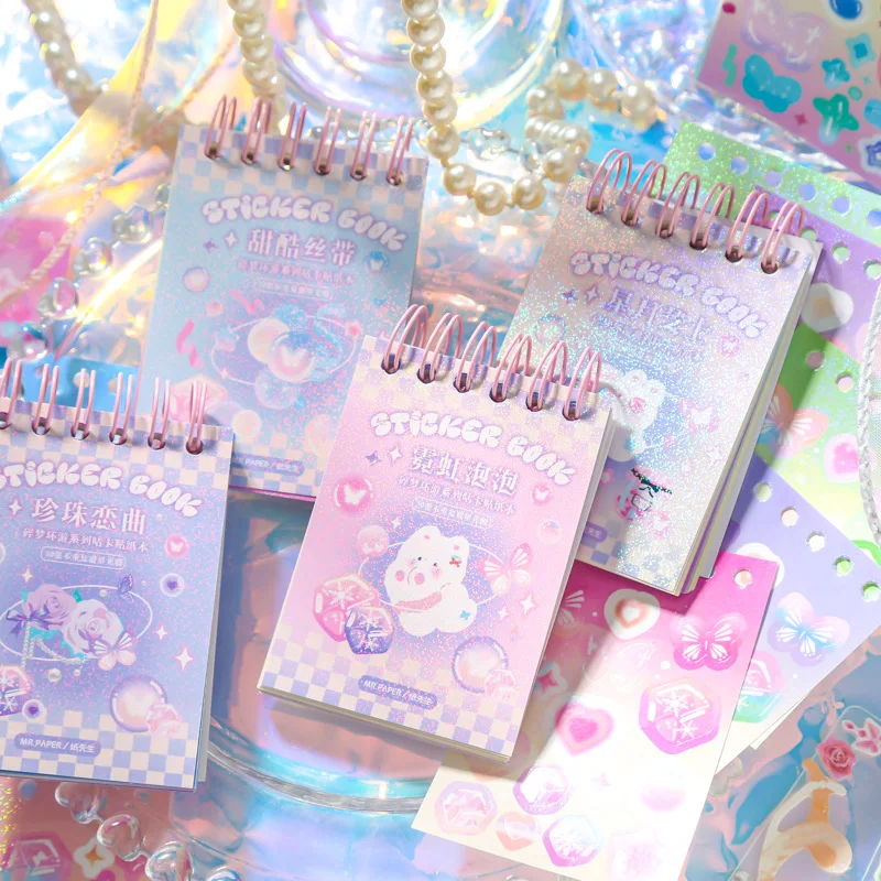 MINKYS DIY Kawaii Decorative Sticker Book Journal Material Kpop Stickers Kids Gift School Stationery