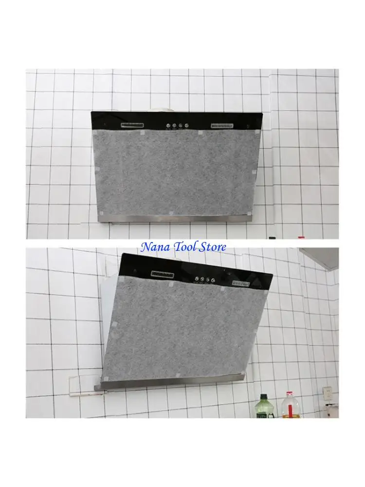 31GJ Disposables Cooker Hood Filter Paper Sheets Replacement Oil-absorbing Filter Ranges Hoods Anti-Oil Paper Easy to Use